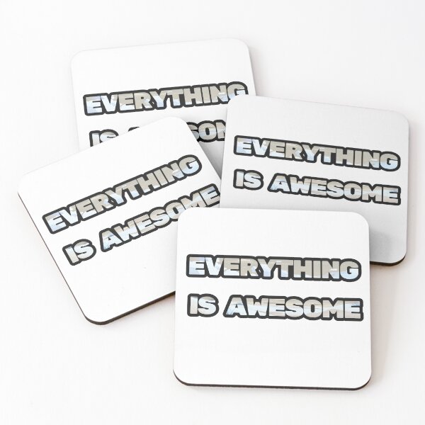 Item preview, Everything is Awesome Motivational Typography Design  designed and sold by VibeCrafteria.