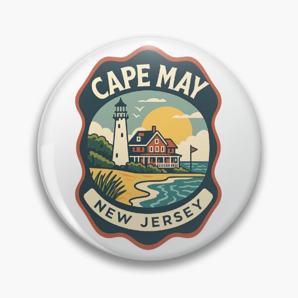 Item preview, Cape May New Jersey Historic Lighthouse and Shoreline designed and sold by Aryabek.