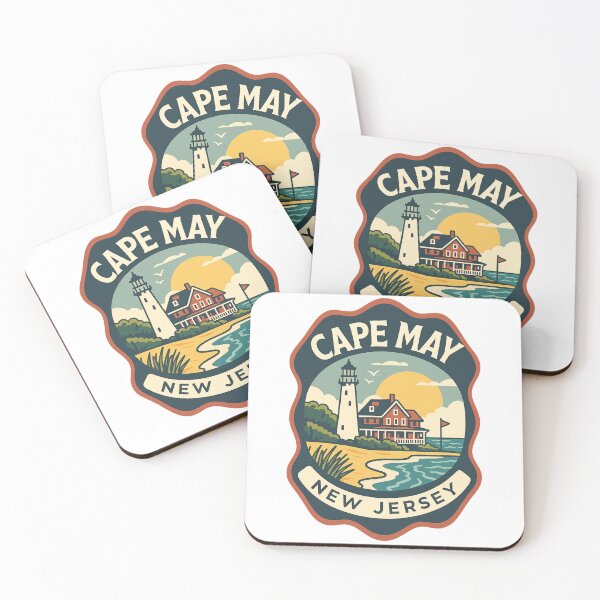 Item preview, Cape May New Jersey Historic Lighthouse and Shoreline designed and sold by Aryabek.