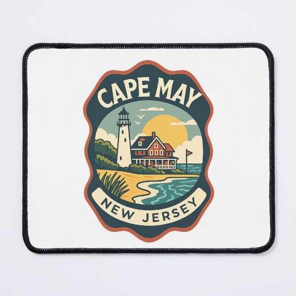 Item preview, Cape May New Jersey Historic Lighthouse and Shoreline designed and sold by Aryabek.