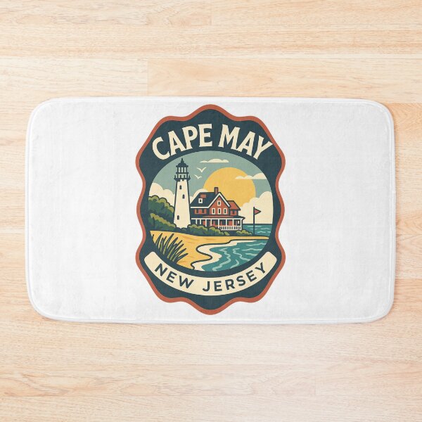 Item preview, Cape May New Jersey Historic Lighthouse and Shoreline designed and sold by Aryabek.
