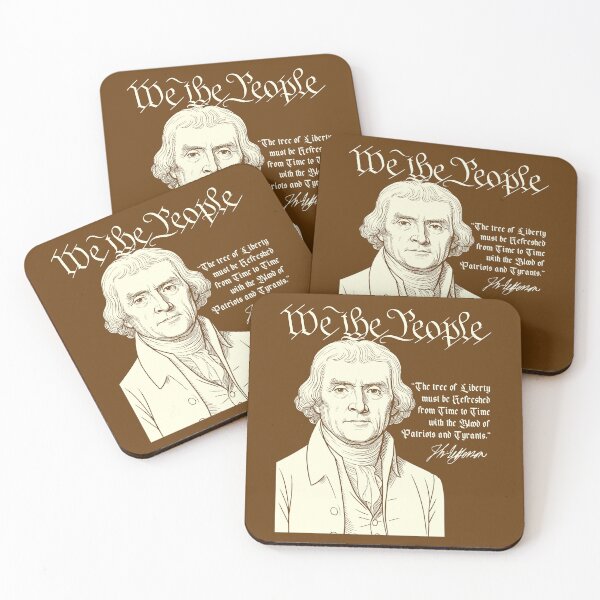 Item preview, We the People - Thomas Jefferson Tree of Liberty Quote designed and sold by CRHPOD20.