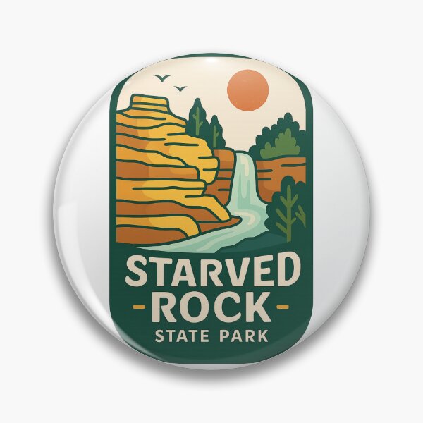 Item preview, Starved Rock State Park Waterfall and Canyons Illinois designed and sold by Aryabek.