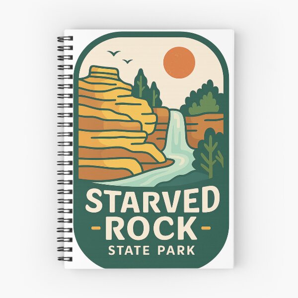Item preview, Starved Rock State Park Waterfall and Canyons Illinois designed and sold by Aryabek.