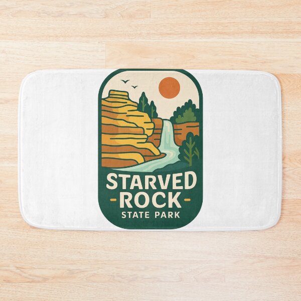 Item preview, Starved Rock State Park Waterfall and Canyons Illinois designed and sold by Aryabek.