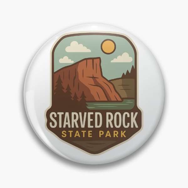 Item preview, Canyon Cliffs at Starved Rock State Park Illinois River designed and sold by Aryabek.