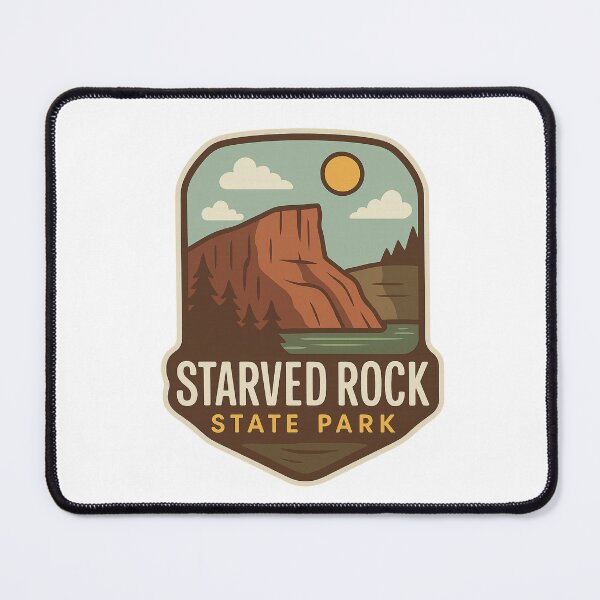 Item preview, Canyon Cliffs at Starved Rock State Park Illinois River designed and sold by Aryabek.