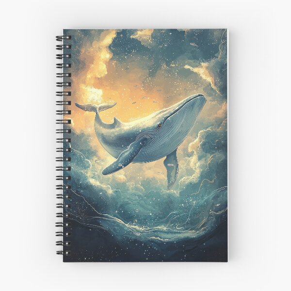 Aperçu de l'œuvre Baleine dans une scène océanique de rêve créée et vendue par davidonstudio.