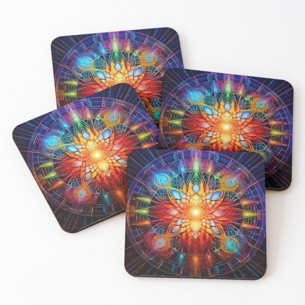Item preview, Prismatic Lotus: Chakra Energy Mandala designed and sold by DoctorFirefly.