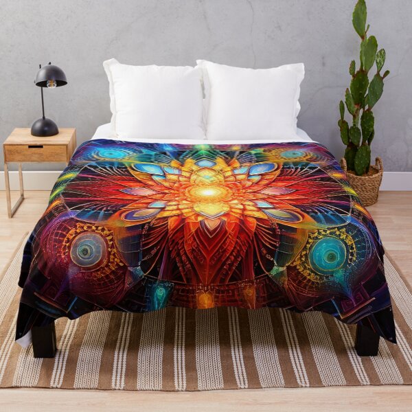 Item preview, Prismatic Lotus: Chakra Energy Mandala designed and sold by DoctorFirefly.