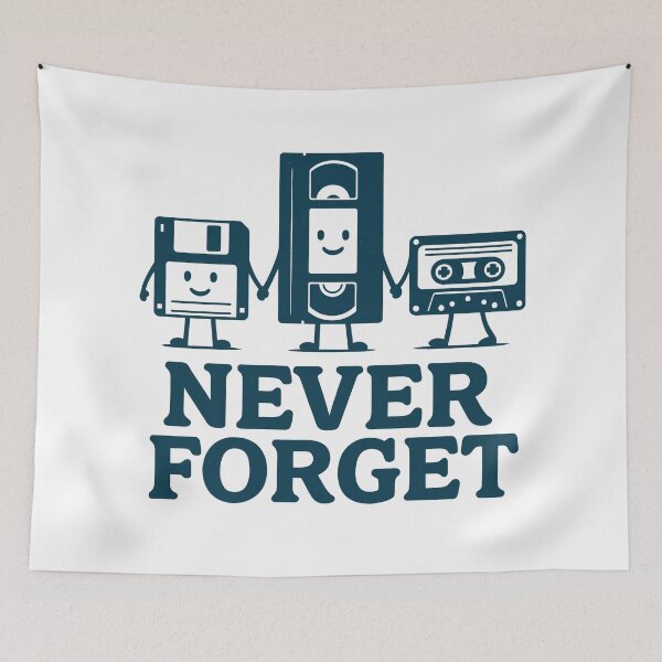 Item preview, Vhs Never Forget  designed and sold by rabbanitasnim.