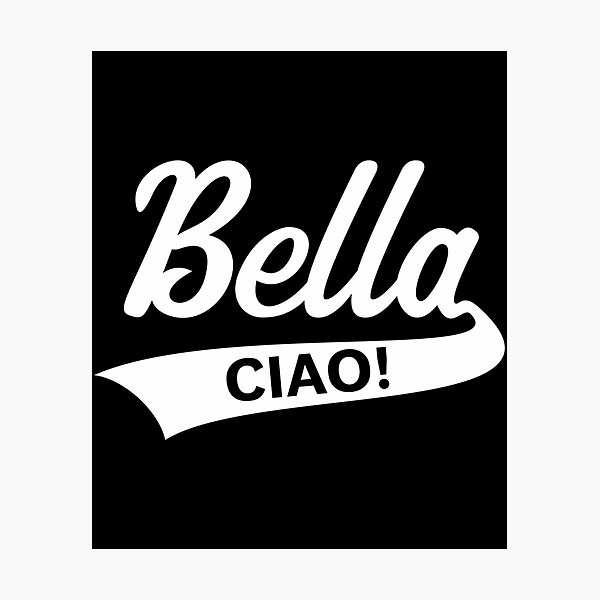 Artikelvorschau, Bella Ciao (Italien Abschiedsparty Weiß) entworfen und verkauft von Terryigan.