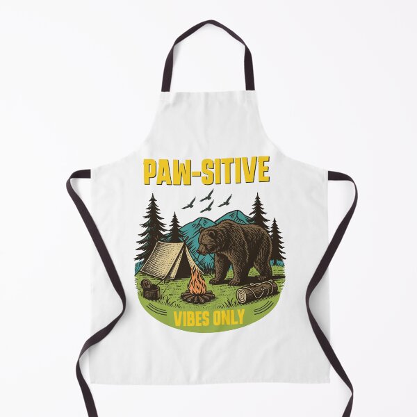 Item preview, Paw-Sitive Vibes Only Bear  designed and sold by freshwear design.