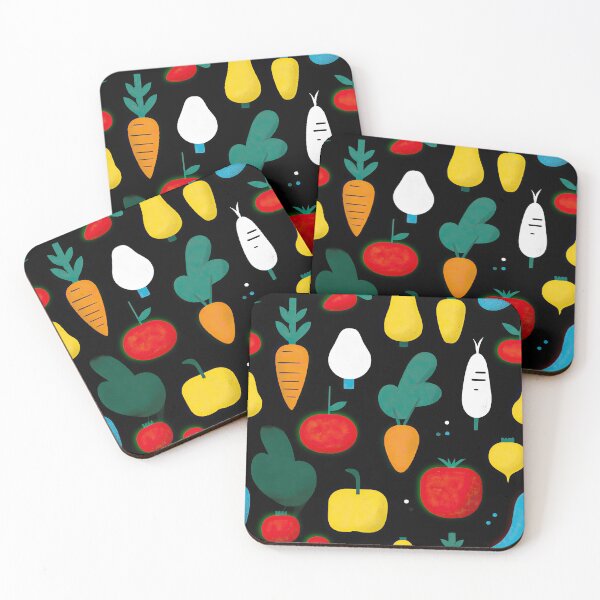 Item preview, Colorful Veggie Pattern– Fun All Over Print with Tomatoes, Carrots & Peppers, Farm Fresh Aesthetic, Gift for Foodies & Gardeners designed and sold by Kybruno's Creations.