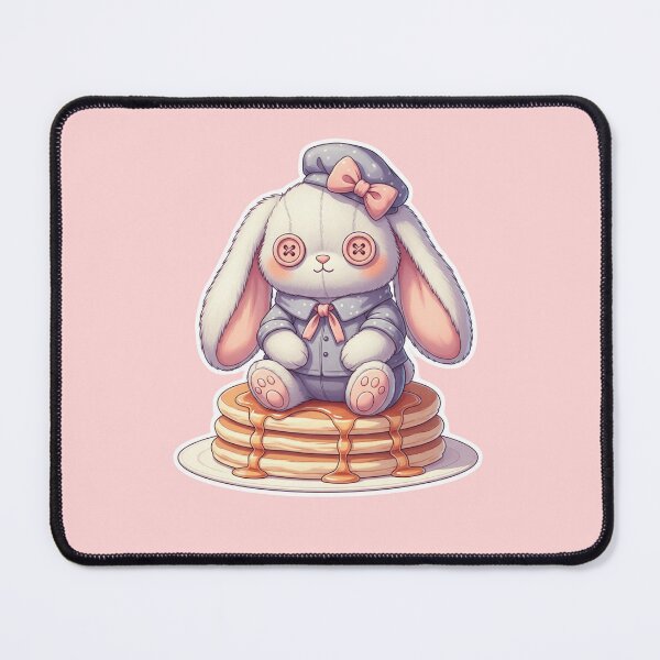 Item preview, Pancake Bunny Delight | Syrupy Breakfast Treat | Whimsical Kawaii Sticker designed and sold by Creative Spark.