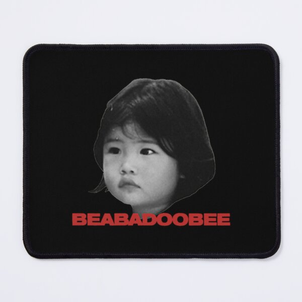 Item preview, Baby Beabadoobee Black And White Photo With Red Text designed and sold by CaptainQuirkNZ.