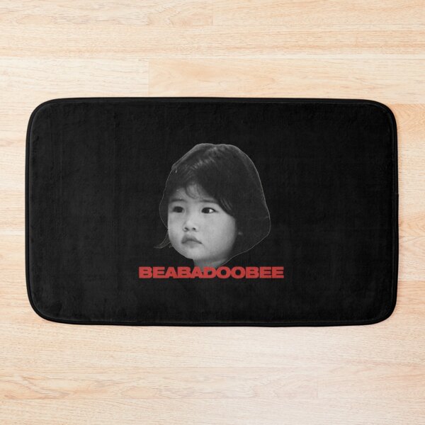 Item preview, Baby Beabadoobee Black And White Photo With Red Text designed and sold by CaptainQuirkNZ.