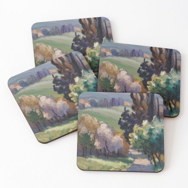 Item preview, French Landscape Pathway| Impressionist Vibrant Painting  designed and sold by CARRAANN.