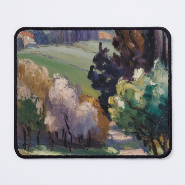 Item preview, French Landscape Pathway| Impressionist Vibrant Painting designed and sold by CARRAANN.