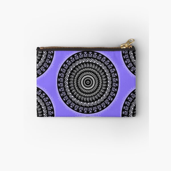 Item preview, Purple violet mandala lover inspired cute minimalistic indian mehndi art designed and sold by DivineMandala.