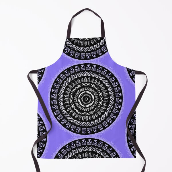 Item preview, Purple violet mandala lover inspired cute minimalistic indian mehndi art designed and sold by DivineMandala.