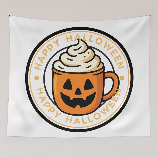 Item preview, Friendly Halloween coffee  designed and sold by Wickedsherry13.