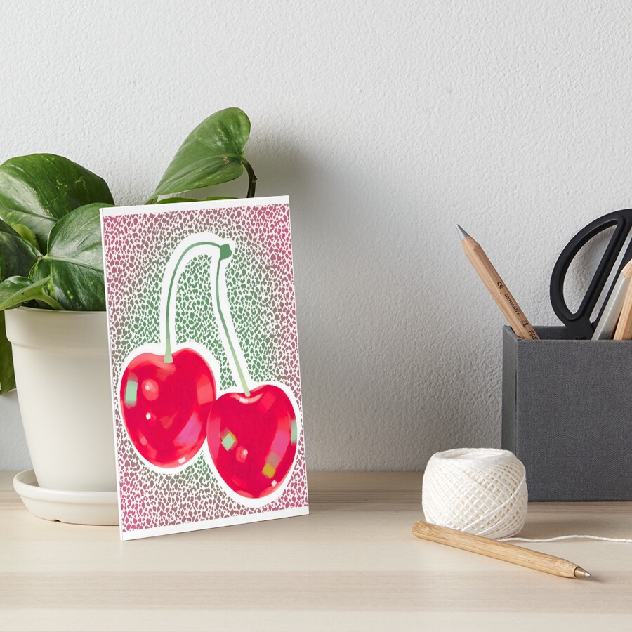 Pop Art Cherries Pillow