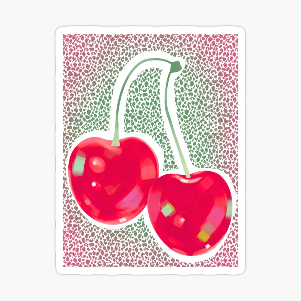 Pop Art Cherries Pillow