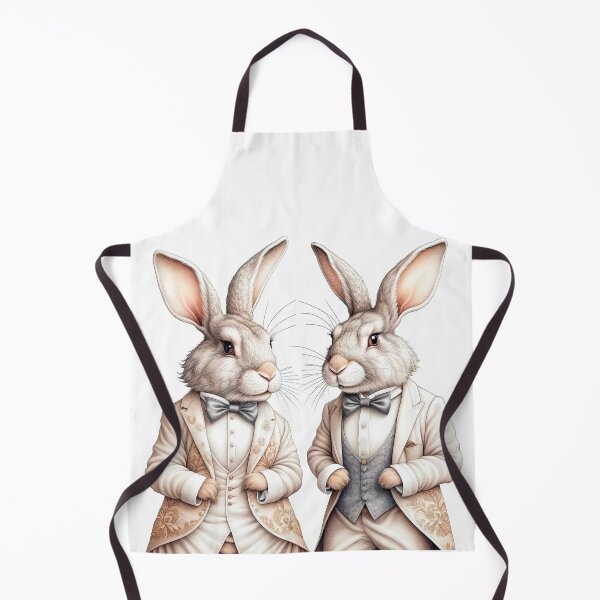 Item preview, Two funny rabbits in the style of steam punk designed and sold by LanaGustavsson.