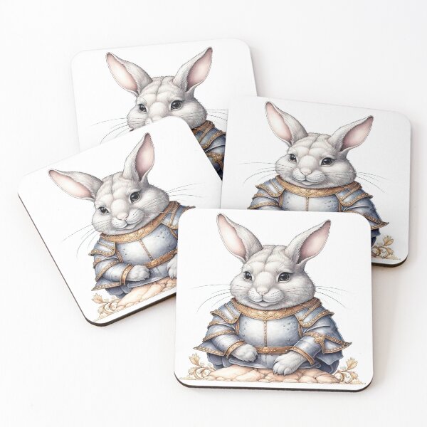 Item preview, Funny antropomorphic chinchilla knight designed and sold by LanaGustavsson.