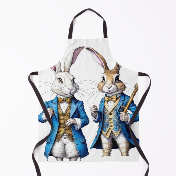 Item preview, Two funny anthropomorphic rabbits in the style of steam punk, designed and sold by LanaGustavsson.