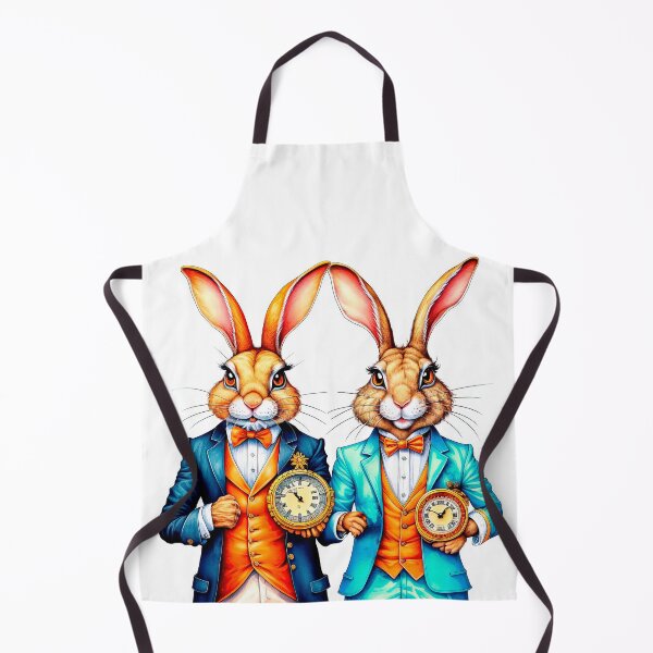 Item preview, Two funny anthropomorphic rabbits in the style of steam punk, designed and sold by LanaGustavsson.