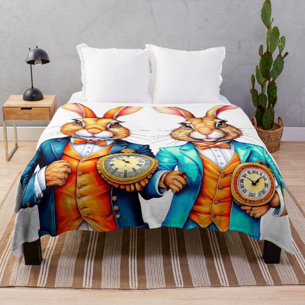 Item preview, Two funny anthropomorphic rabbits in the style of steam punk, designed and sold by LanaGustavsson.