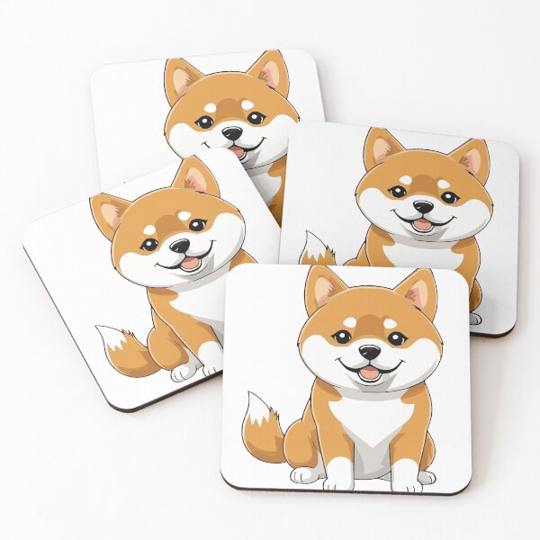 Item preview, Shiba Inu or cute Shiba dog in plain drawing designed and sold by amiplay.