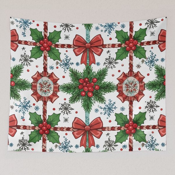 Item preview, Christmas watercolor pattern designed and sold by Grypis.