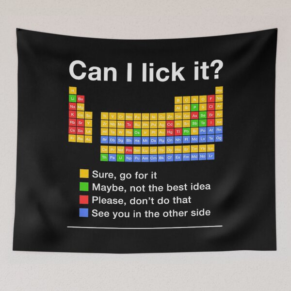 Item preview,  Can I Lick It Periodic Table designed and sold by Jasonitzhugh.
