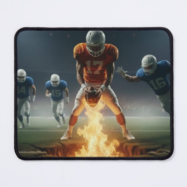 Item preview, iPhone 17 Case | Flaming Football Touchdown | American Football / WOWWW designed and sold by PunchMonkeyArt.