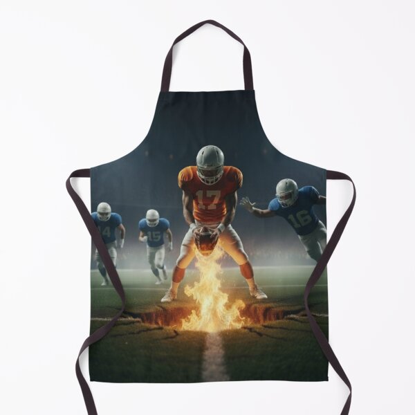 Item preview, iPhone 17 Case | Flaming Football Touchdown | American Football / WOWWW designed and sold by PunchMonkeyArt.
