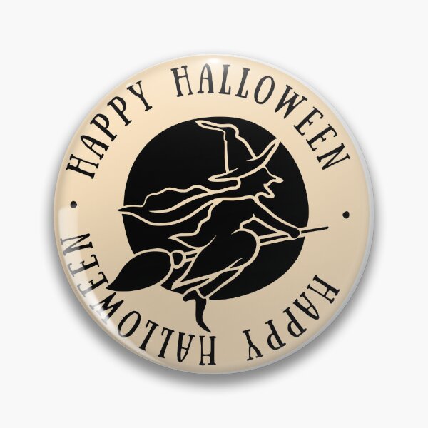 Item preview, Happy Halloween Flying witch designed and sold by Wickedsherry13.