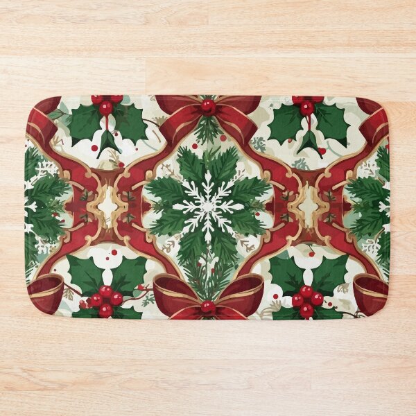 Item preview, Christmas watercolor pattern designed and sold by Grypis.