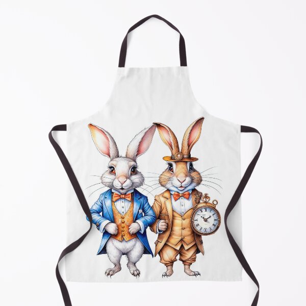 Item preview, Two funny anthropomorphic rabbits in the style of steam punk, designed and sold by LanaGustavsson.