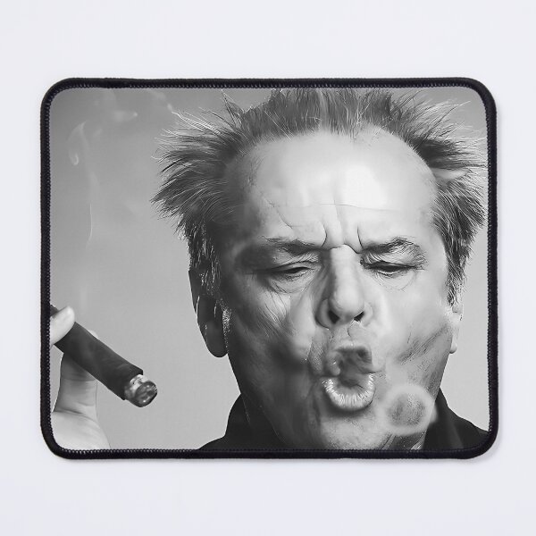 Item preview, Jack Nicholson Cigar Smoke Poster designed and sold by Jasonitzhugh.