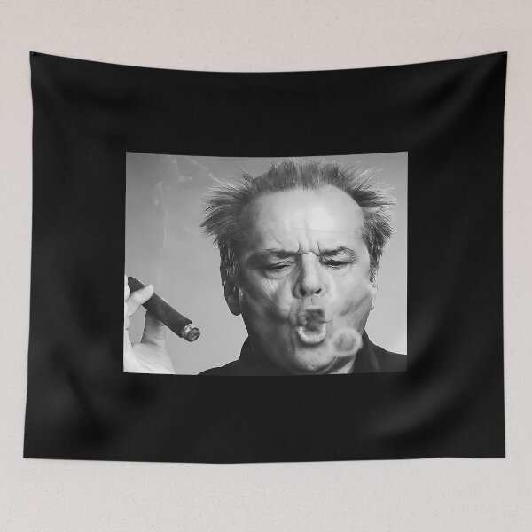 Item preview, Jack Nicholson Cigar Smoke Poster designed and sold by Jasonitzhugh.