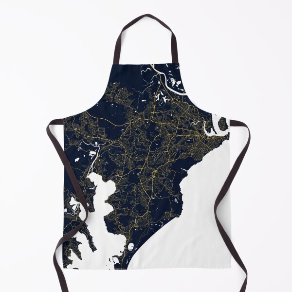 Item preview, Newcastle City Map of New South Wales, Australia - Gold Art Deco designed and sold by deMAP.