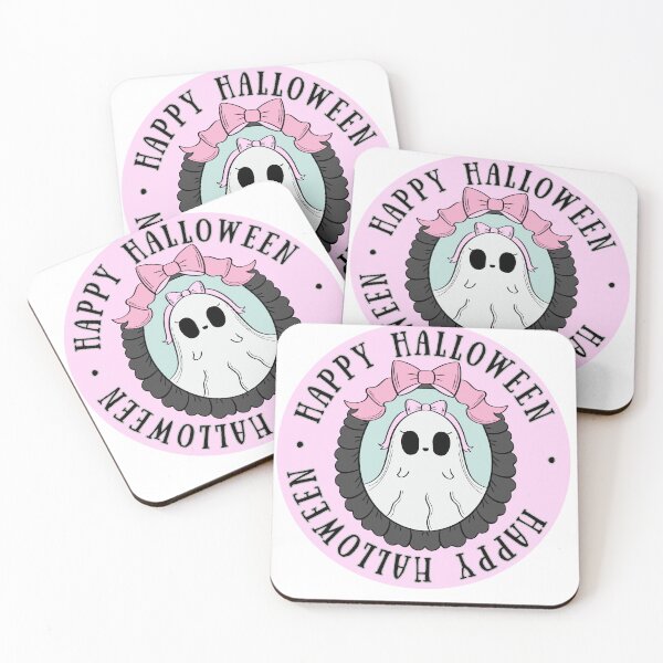 Item preview, Friendly Halloween Ghost Pink designed and sold by Wickedsherry13.