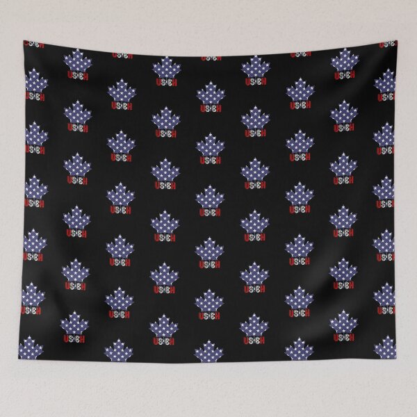 Item preview, USEH Maple Leaf Flag Funny American Canadian designed and sold by LaJCulture.
