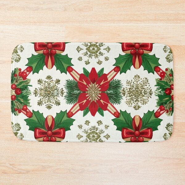 Item preview, Christmas watercolor pattern designed and sold by Grypis.