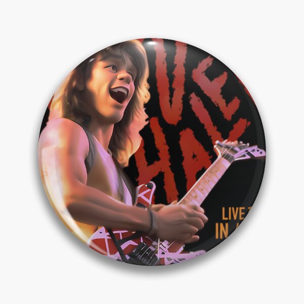 Item preview, Rock Legends V.an Ha.len Inspired Artwork With Energetic Spirit designed and sold by YvetteJacob.