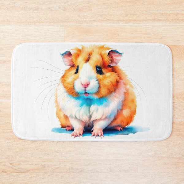 Item preview, Hamster on a white background in watercolor style. designed and sold by LanaGustavsson.