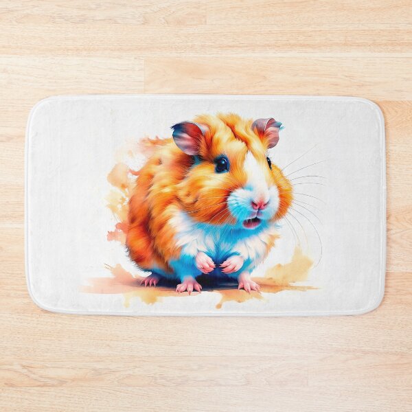 Item preview, Hamster on a white background in watercolor style. designed and sold by LanaGustavsson.